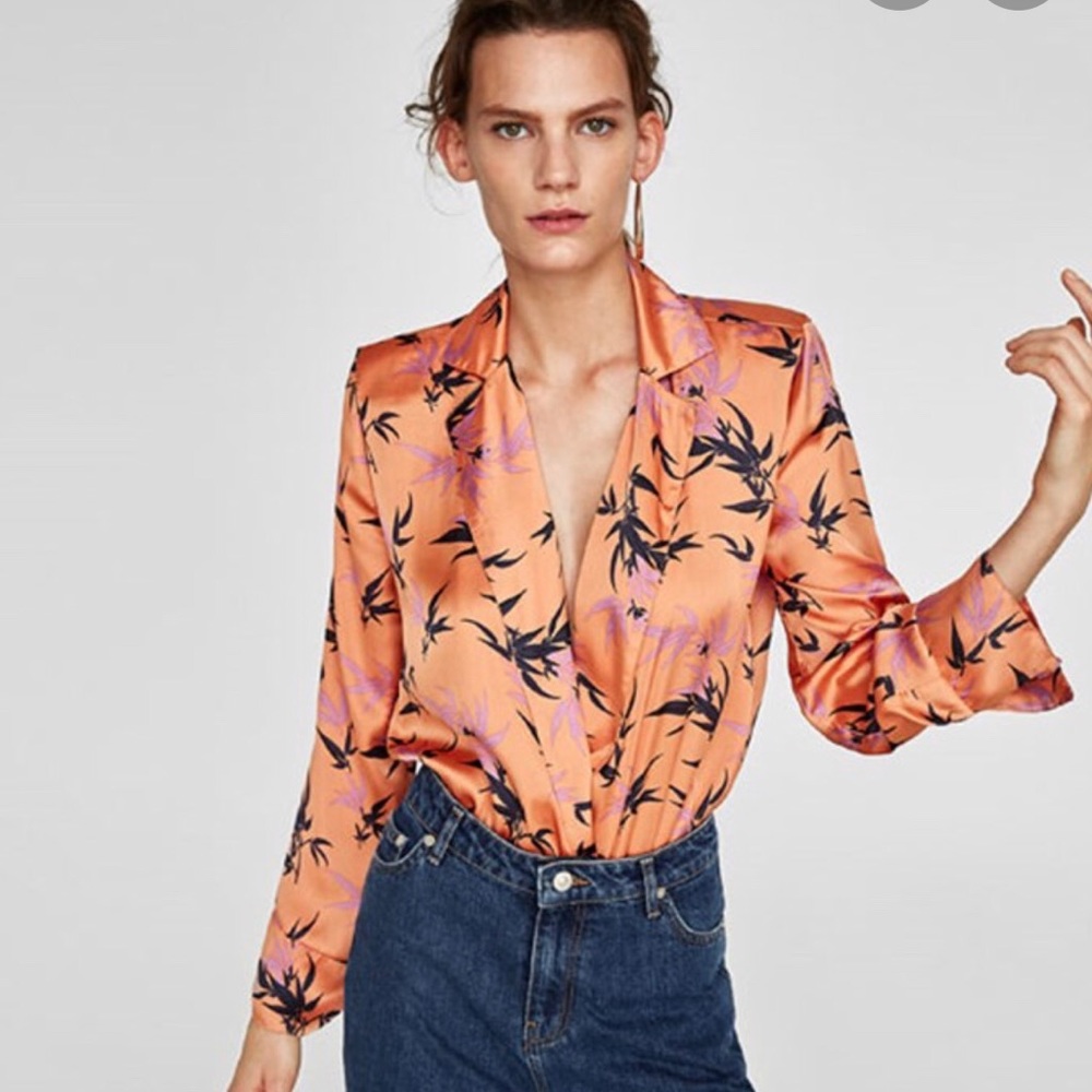 Zara Printed Bodysuit